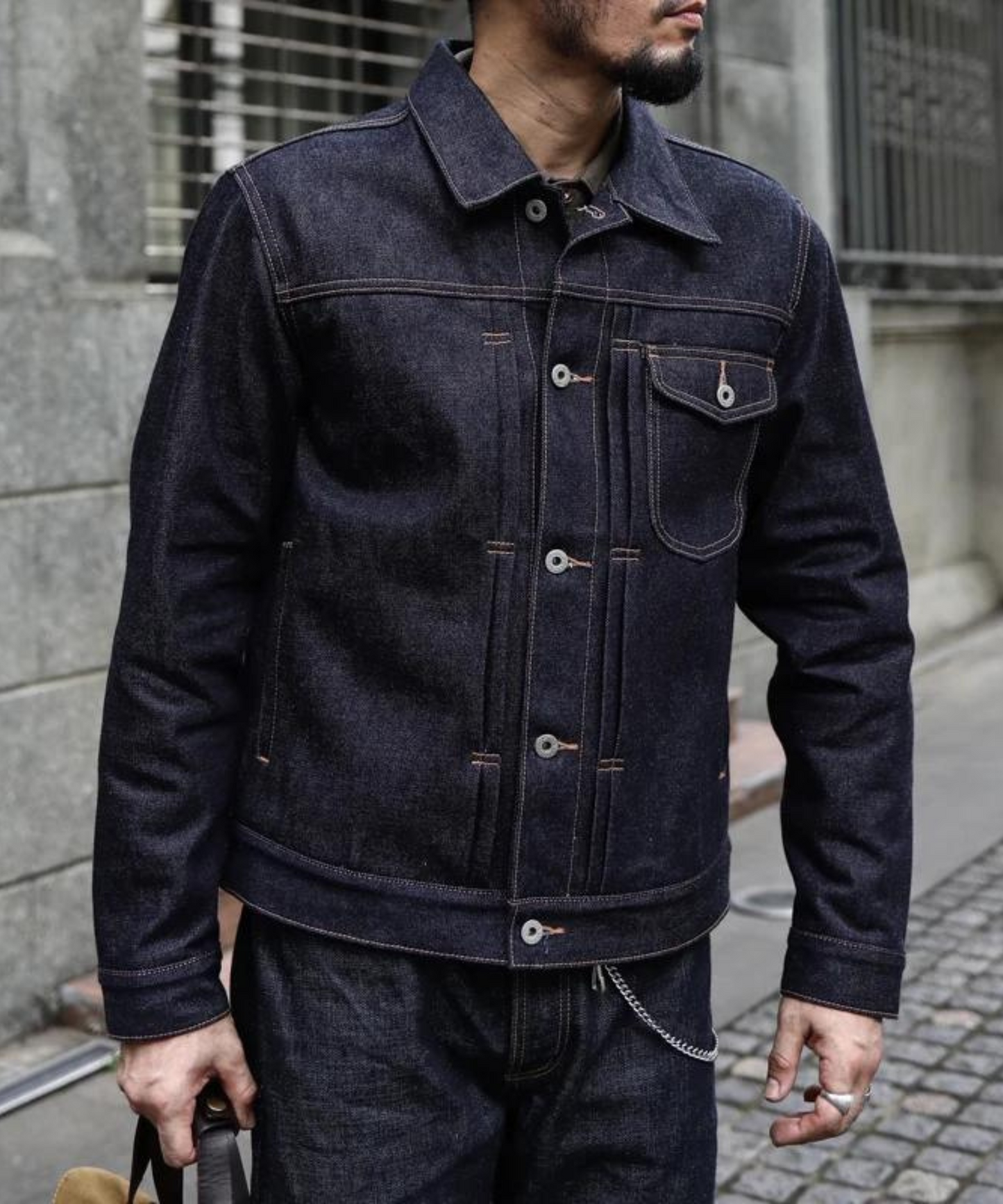 SZHAN SELVEDGE JACKET