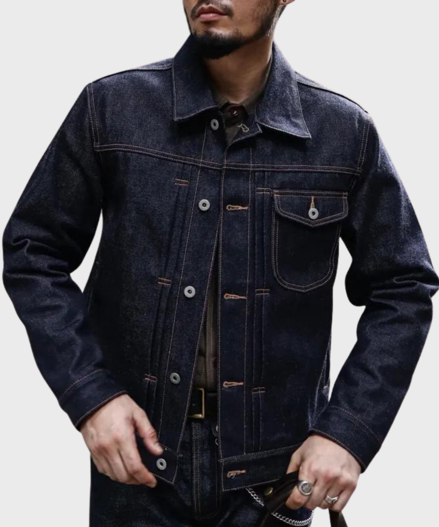 SZHAN SELVEDGE JACKET