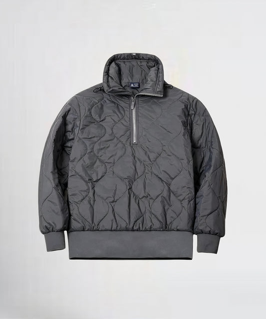QUILTED HALF-ZIP